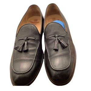 Allen Edmonds Perugia Black Leather Tassel Loafers size‎ 13D